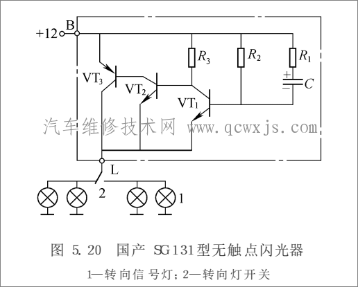 转向灯系统的组成与（闪光器）工作原理