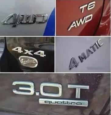 4WD（4×4）/AWD/SH-AWD/quattro/xDrive/4MOTION/4MATIC