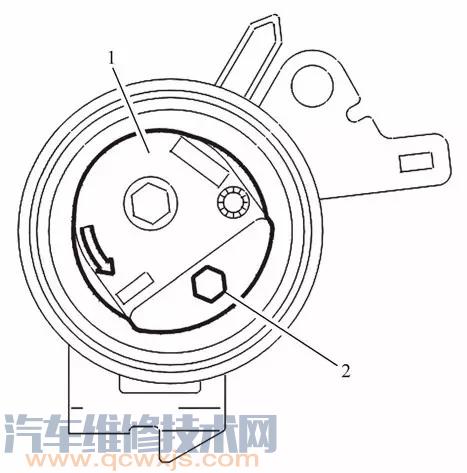 标志307/308 正时皮带的安装