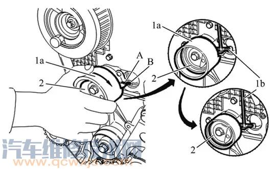 标志307/308 正时皮带的安装