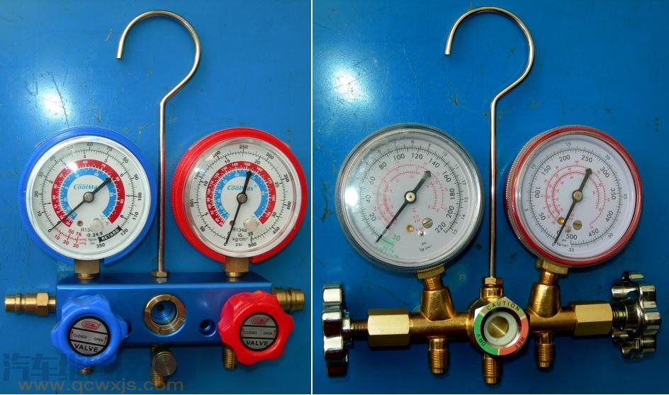 【汽车空调制冷剂加注步骤教程（歧管压力表）】图1