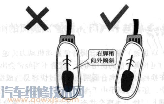 开车油门正确踩法 踩油门的正确方法图