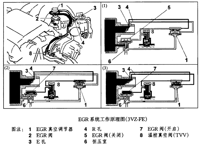 废气再循环的工作原理 EGR阀控制系统介绍