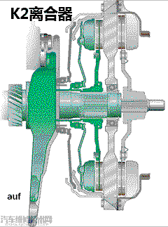 离合器工作原理动画演示