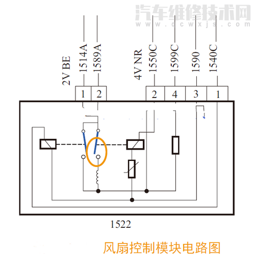 【汽车空调风扇没有低速故障码P0494维修案例】图3